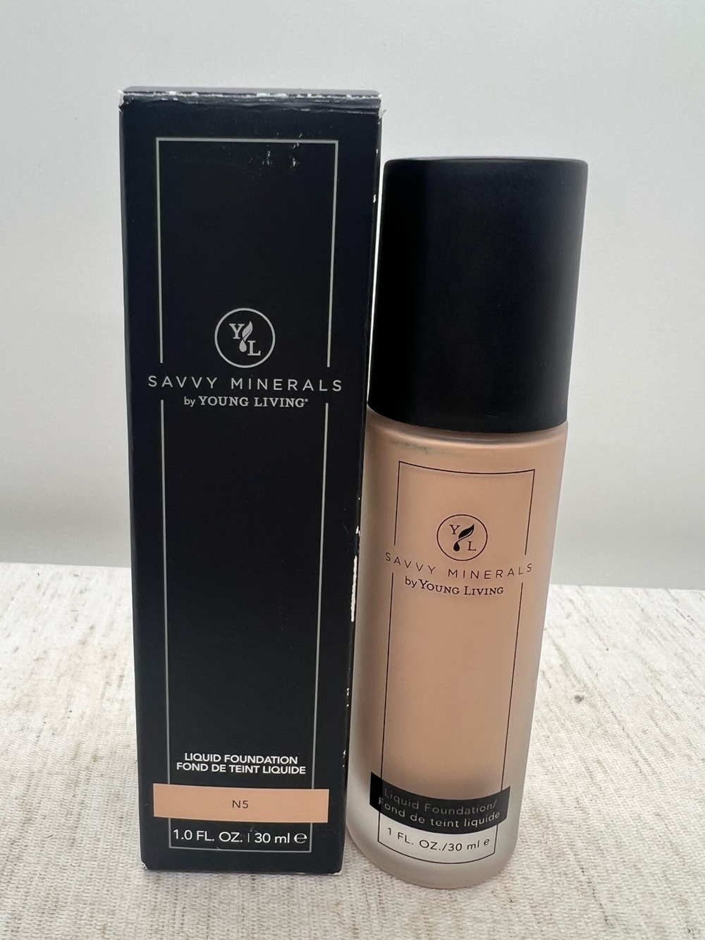 Young Living Savvy Minerals Liquid Foundation RARE N5 Neutral new
